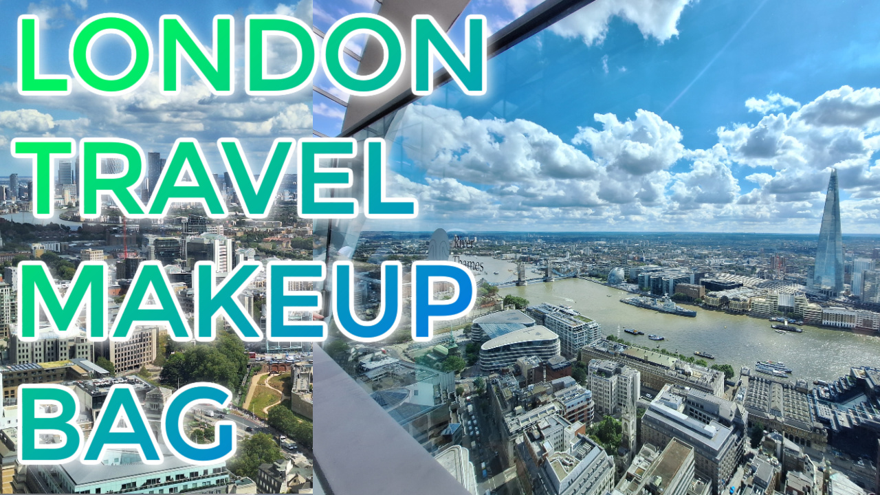 London Travel Makeup Bag