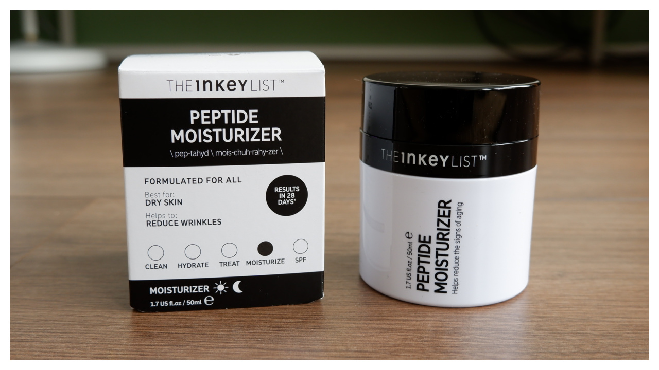 The Inkey List Peptide Moisturizer review