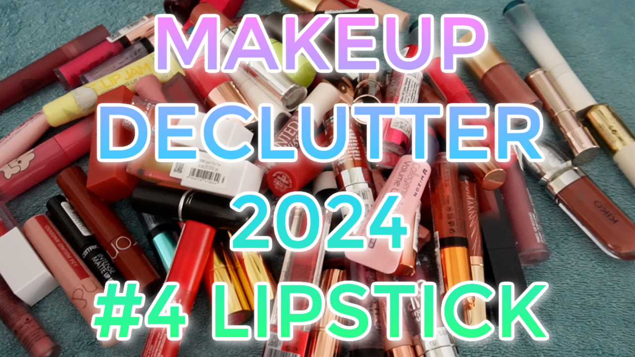 Makeup Declutter 2024 // Lipstick