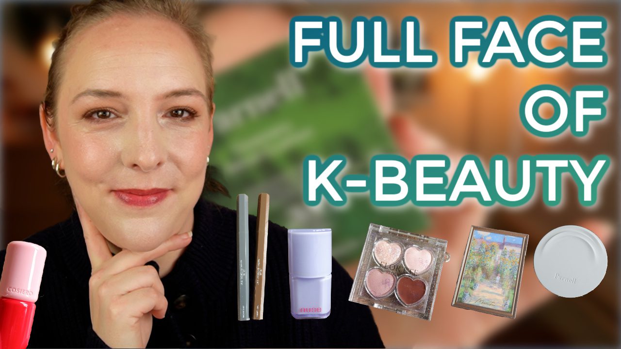Full Face of K-beauty makeup
