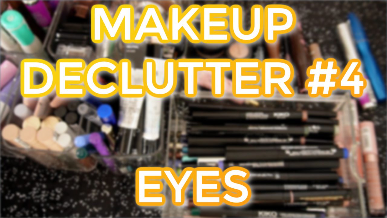 Makeup Declutter 2025 Eyes